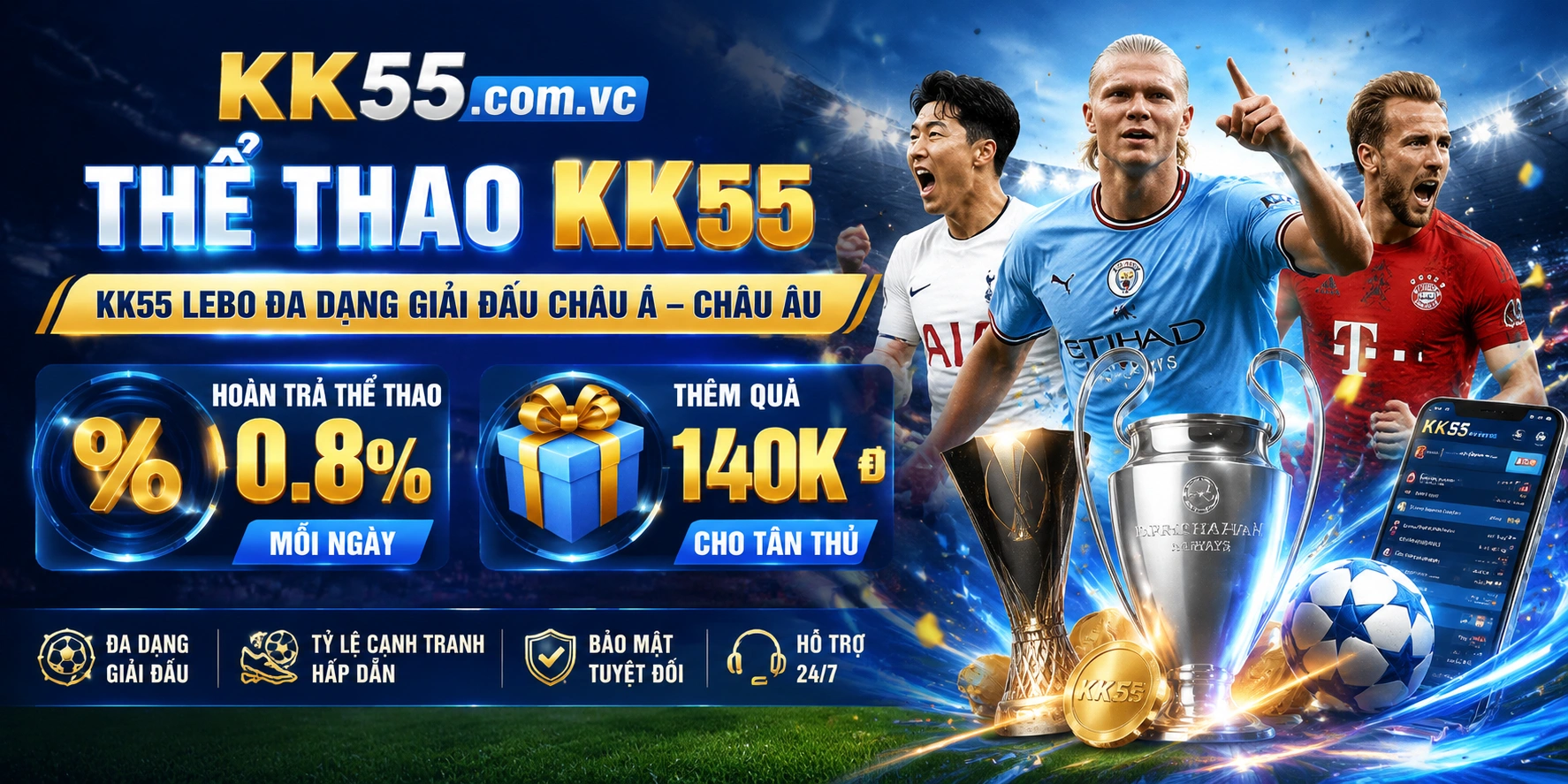Banner KK55 kênh chăm sóc khách hàng